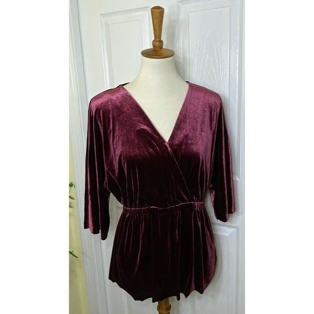 Halogen Women's Velour Blouse